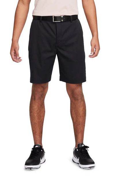 Shop Nike Dri-fit 8-inch Water Repellent Chino Golf Shorts In Black/ Black