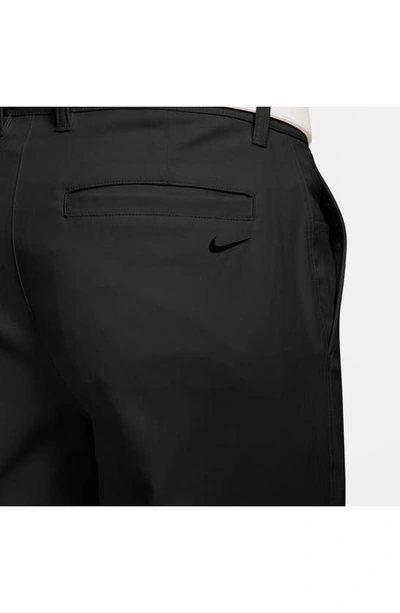 Shop Nike Dri-fit 8-inch Water Repellent Chino Golf Shorts In Black/ Black