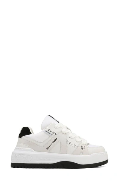 Naked Wolfe Skating Sneaker In White