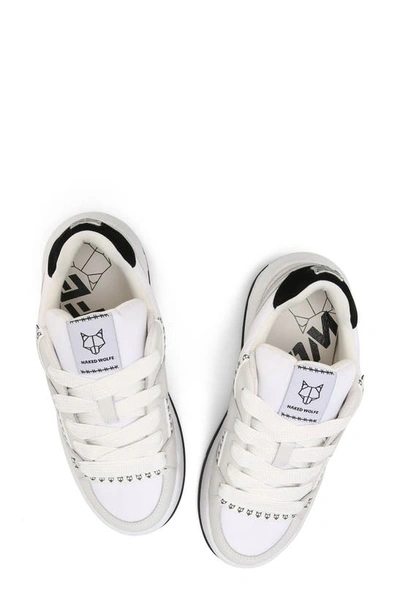 Naked Wolfe Skating Sneaker In White
