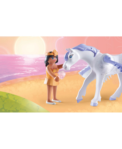 Shop Playmobil Pegasus With Rainbow In Pink