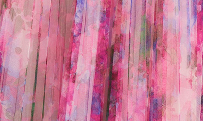 ml Monique Lhuillier Madison Tulle Midi Dress In Waterlily Floral