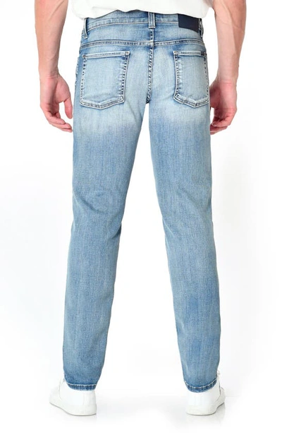 Shop Fidelity Denim Jimmy Slim Straight Leg Jeans In Blue
