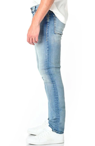 Shop Fidelity Denim Jimmy Slim Straight Leg Jeans In Blue