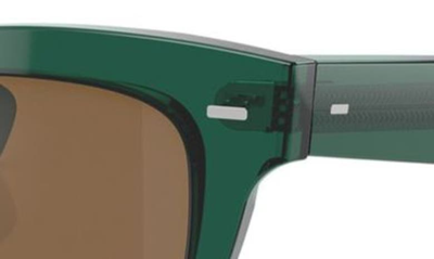 Oliver Peoples Ms. Oliver Acetate Square Sunglasses In Teal