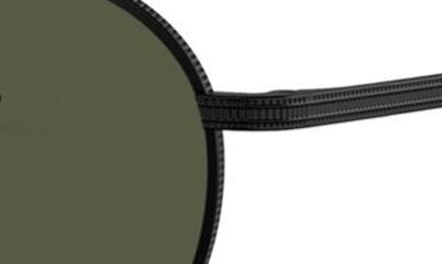 Shop Oliver Peoples Rhydian 49mm Round Sunglasses In Matte Black