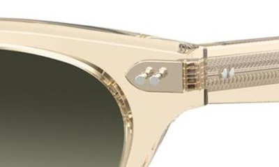 Oliver Peoples Avelin Gradient Acetate Butterfly Sunglasses In Green Gradient