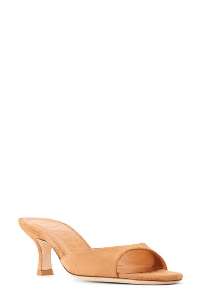 Shop Staud Brigitte Slide Sandal In Tan