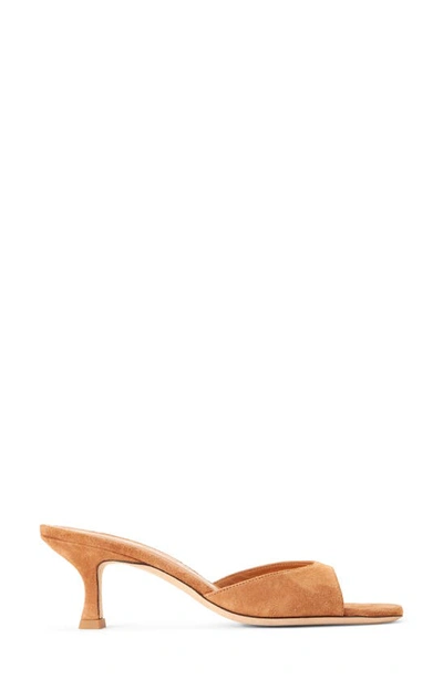 Staud Brigitte Slide Sandal In Tan
