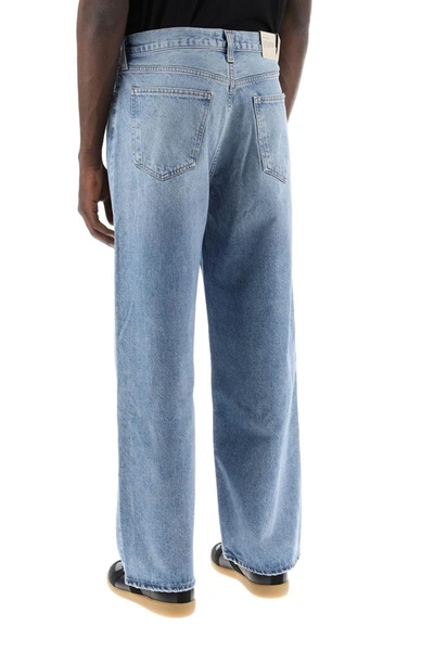 Shop Agolde Low-slung Baggy Jeans In Blue