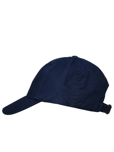Shop Polo Ralph Lauren Navy Cotton Hat