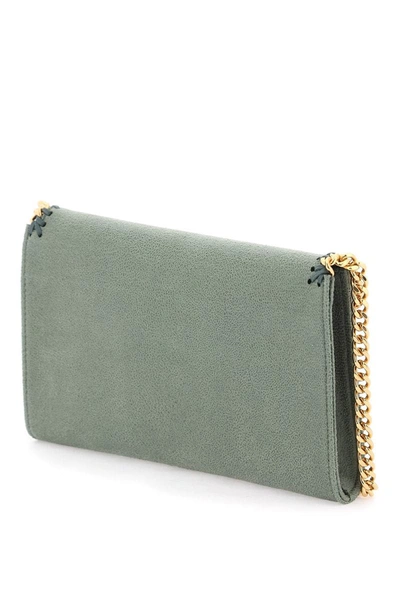 Shop Stella Mccartney "falabella" Mini Bag In Green