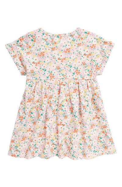 Shop Tucker + Tate Print Roll Cuff Cotton Dress In Pink English Meadow Daisy