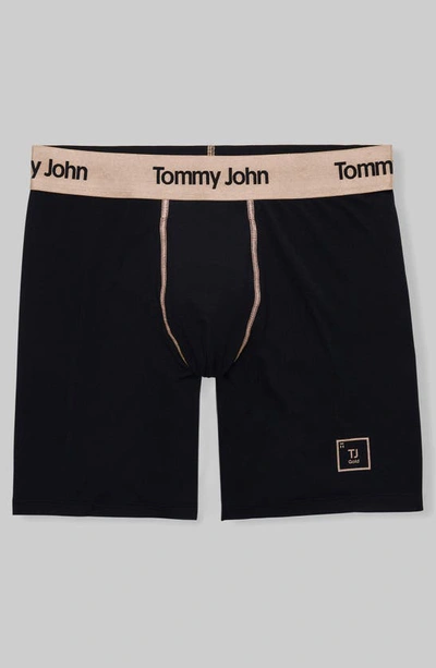 Shop Tommy John Second Skin 6-inch Boxer Briefs In Gold