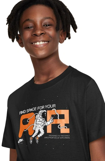 Shop Nike Kids' Air Graphic T-shirt In Black