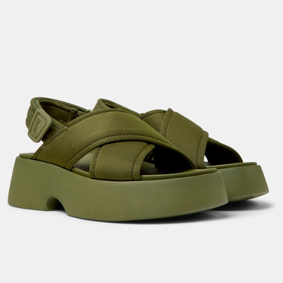 Shop Camper Tasha Sandals In Green