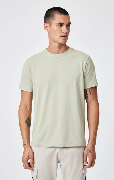 Shop Mavi Natural Dyed Crew Neck T-shirt In Tea In Green