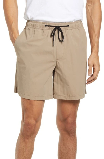 Shop Nordstrom Stretch Ripstop Shorts In Tan Desert