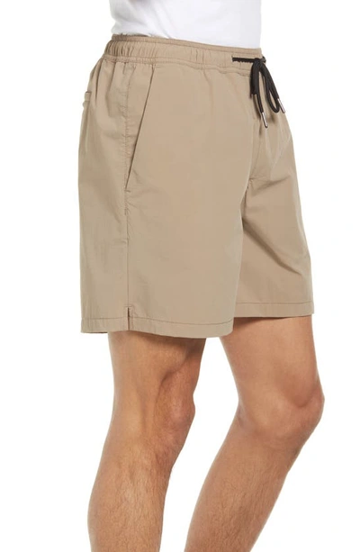 Shop Nordstrom Stretch Ripstop Shorts In Tan Desert