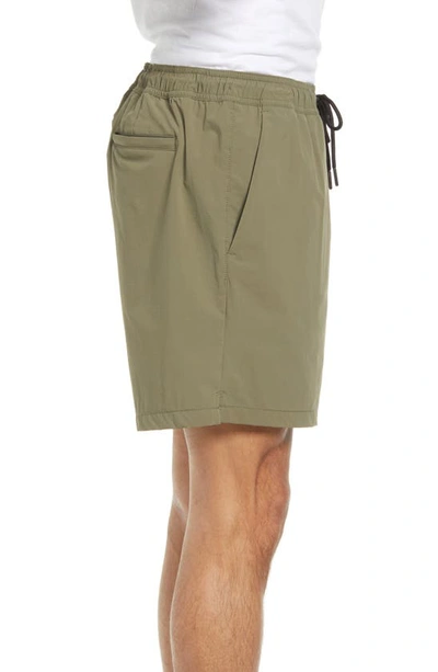 Nordstrom Stretch Ripstop Shorts In Olive Grove