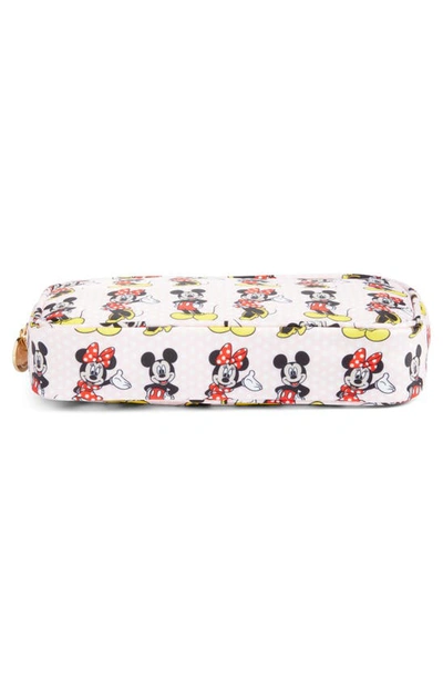 Stoney Clover Lane X Disney Mickey & Minnie Small Zip Pouch In Ultimate Pair