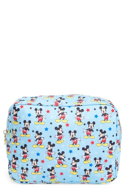 Shop Stoney Clover Lane X Disney Mickey Mouse Large Nylon Pouch In Mickey Mouse Fan Club