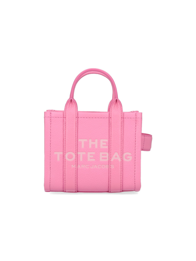Shop Marc Jacobs 'the Mini Tote' Bag In Pink