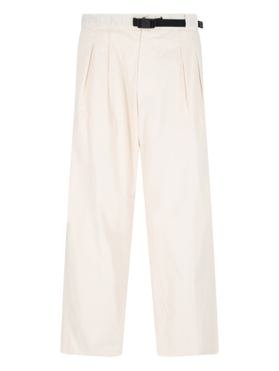 Shop White Sand Straight Pants In White