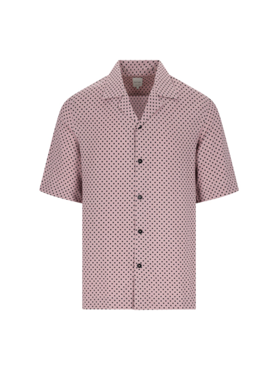 Shop Paul Smith Polka Dot Shirt In Pink