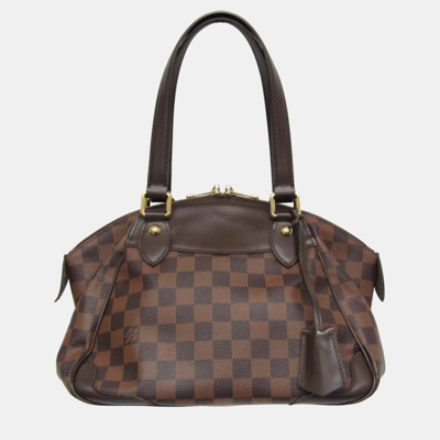 Pre-owned Louis Vuitton Brown Canvas Pm Verona Satchels