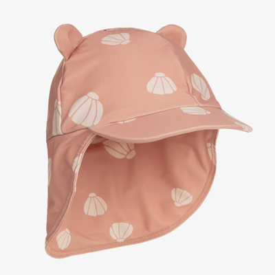 Shop Liewood Girls Pink Sun Protective Swim Hat (upf 40+)