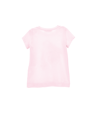 Monnalisa Rapunzel Jersey T-shirt In Rosa Fairy Tale