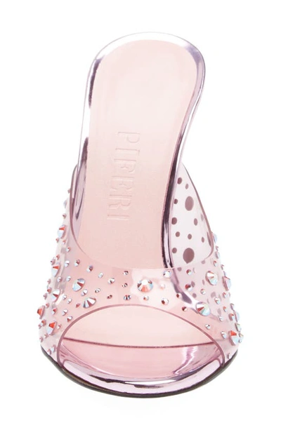 Shop Piferi Tiana Crystal Embellished Slide Sandal In Pink