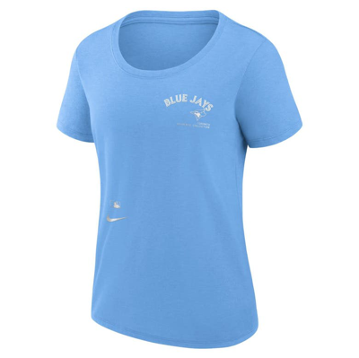 Shop Nike Light Blue Toronto Blue Jays Authentic Collection Performance Scoop Neck T-shirt