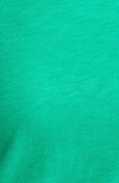Shop Caslon Core Slub Crewneck T-shirt In Green Bright