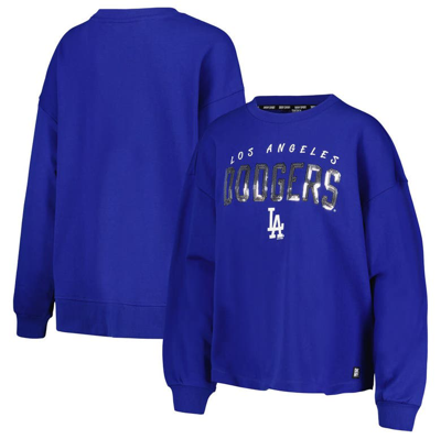 Shop Dkny Sport Royal Los Angeles Dodgers Penelope Pullover Sweatshirt