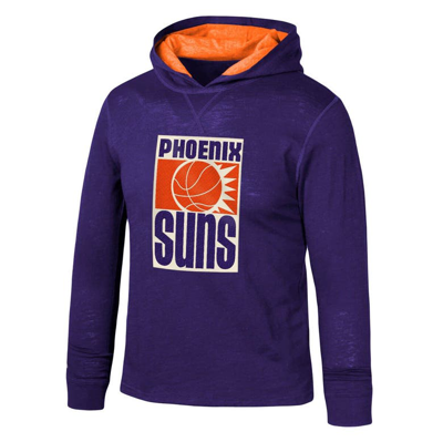 Shop Mitchell & Ness Youth  Purple Phoenix Suns Hardwood Classics Legendary Slub Lightweight Pullover Hood