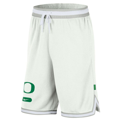 Shop Nike Cream Oregon Ducks Dna 3.0 Performance Shorts In White