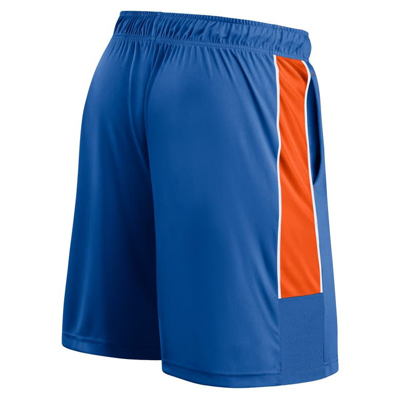 Shop Fanatics Branded Blue New York Knicks Game Winner Defender Shorts
