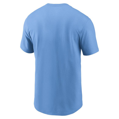 Shop Nike Light Blue Tampa Bay Rays Team Swoosh Lockup T-shirt