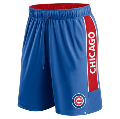 Shop Fanatics Branded Royal Chicago Cubs Win The Match Defender Shorts