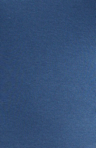 Caslon V-neck Organic Cotton Blend Tank Top In Blue Ensign