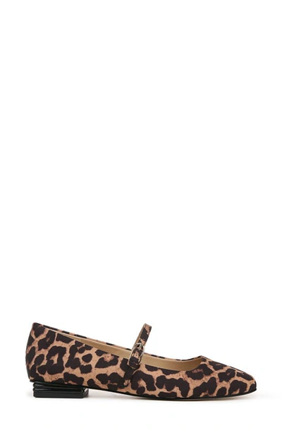 Franco Sarto Tinsley Square Toe Mary Jane Flat In Brown
