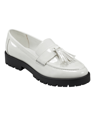 Shop Bandolino Women's Fillup Loafers In Cream Patent