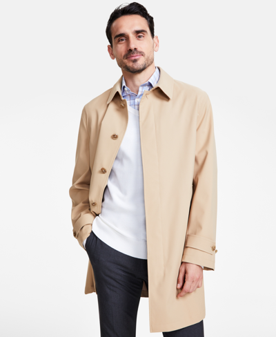 Shop Michael Kors Men's Classic-fit Raincoat In Khaki