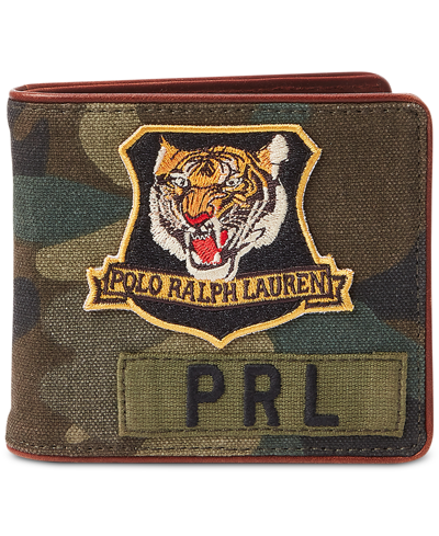 Shop Polo Ralph Lauren Men's Tiger-patch Camo Billfold Wallet