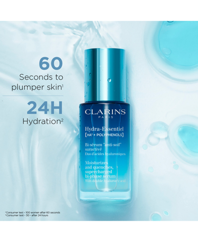 Clarins Hydra-essentiel Bi-phase Face Serum With Double Hyaluronic Acid, 1 Oz. In No Color