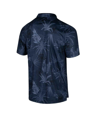Colosseum Men's  Navy Michigan Wolverines Big And Tall Palms Polo Shirt In Navy