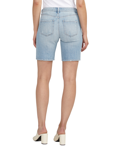 Shop Jag Women's Cassie Mid Rise Shorts In Sailing Blue