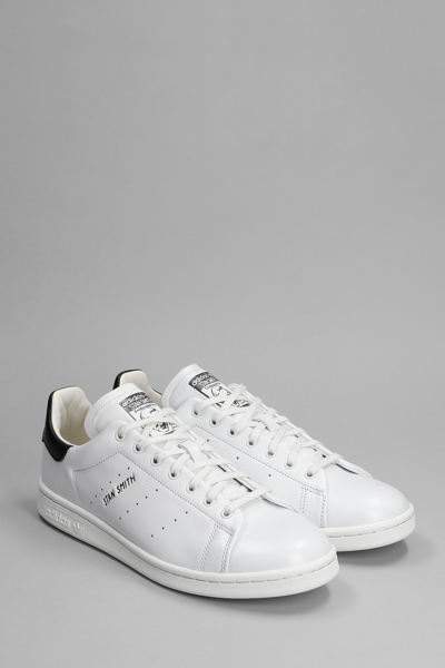 Shop Adidas Originals Stan Smith Lux Sneakers In White Leather
